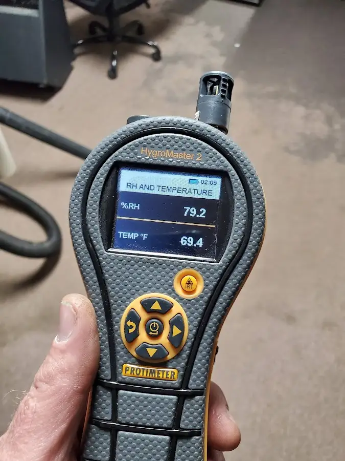 Moisture meter humidity assessment for Fire & Smoke Damage Restoration in Hope Mills